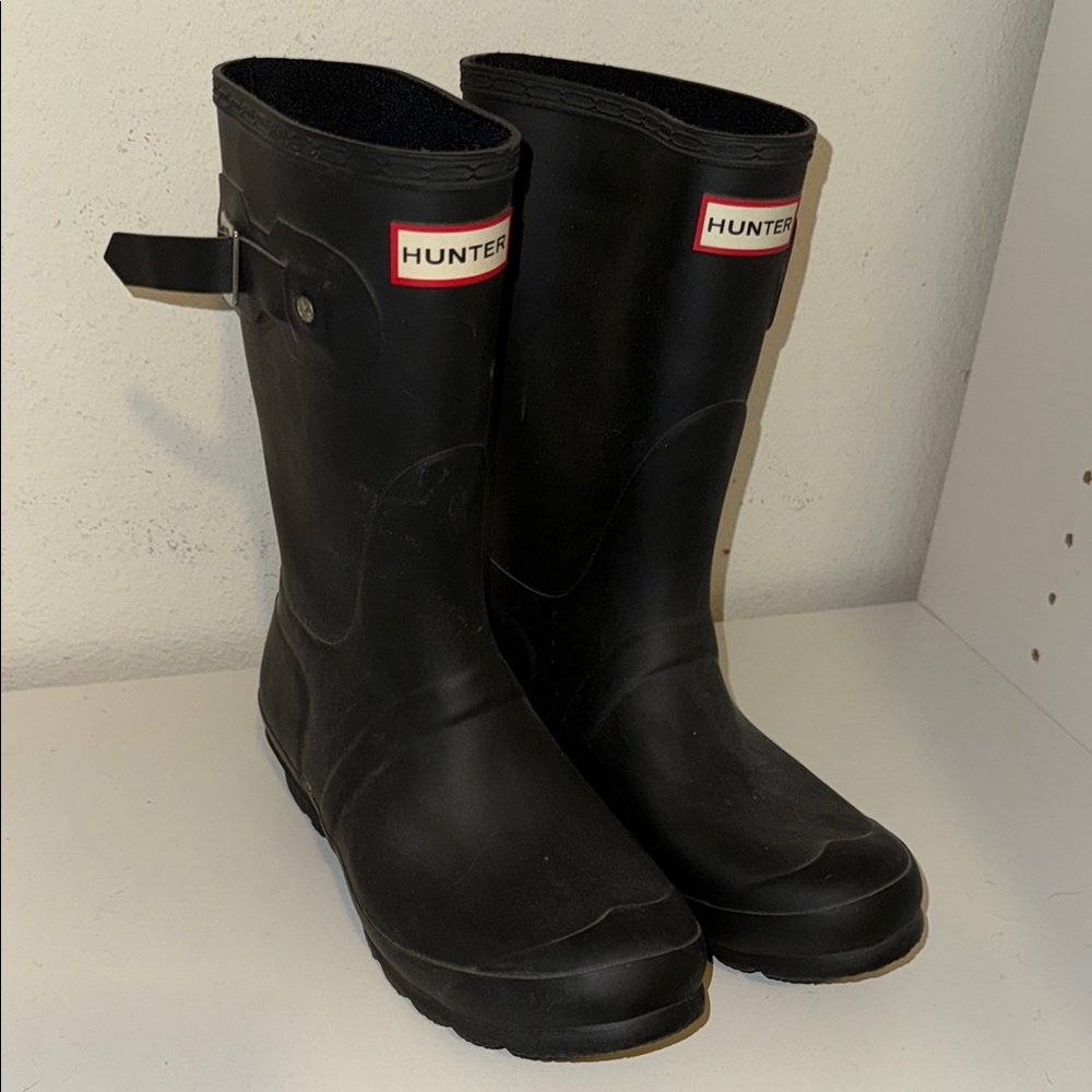 Hunter Black Rain Boots